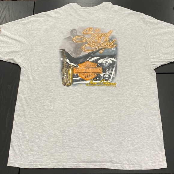 Harley-Davidson Vintage Dealer Show Jazz T-Shirt from New Orleans - 3XL - Picture 1 of 11